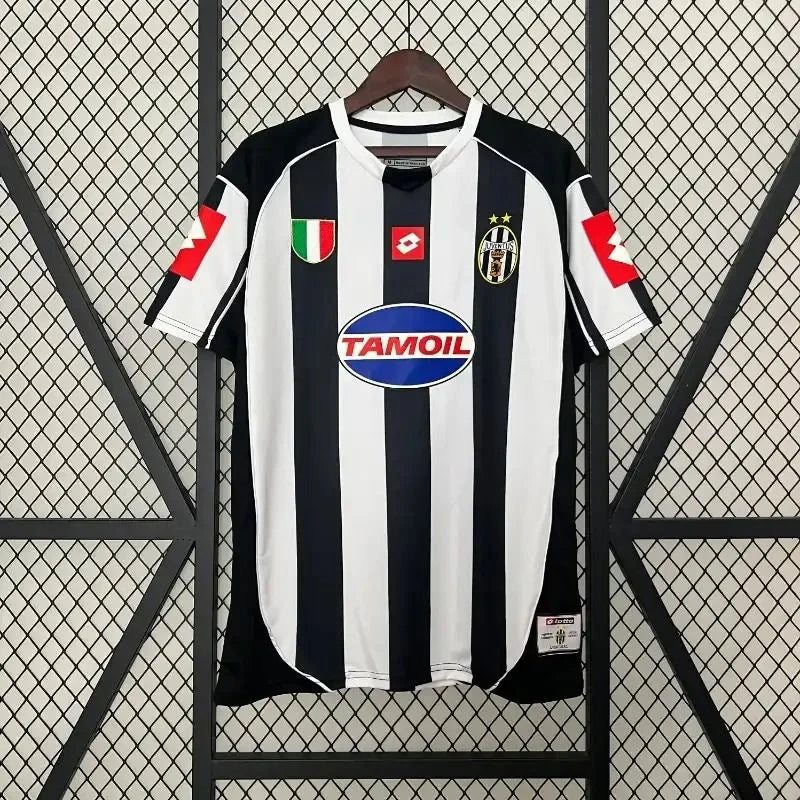 Juventus 2002-2003 Retro Home Short Sleeve Jersey #11 Nedved Personalized Rare UCL Final