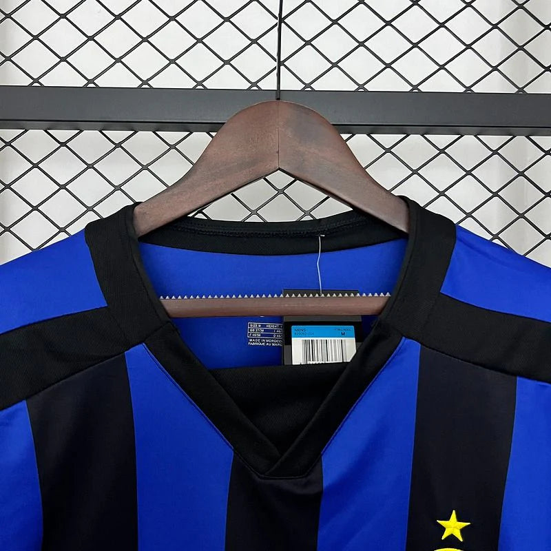 Inter Milan 2002-2003 Retro Home Short Sleeve Jersey Personalized Serie A UCL Patch Rare
