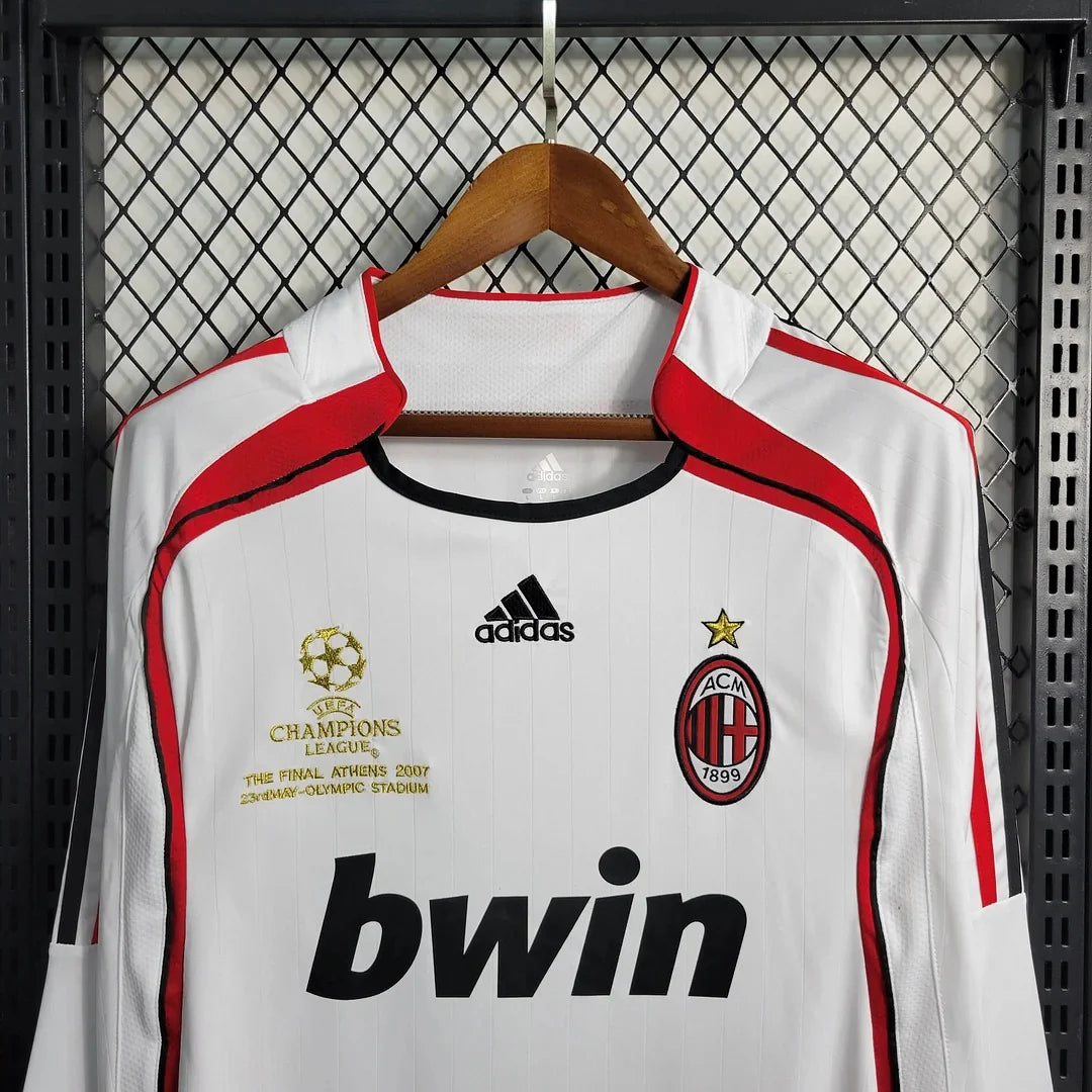 Retro AC Milan 2006-07 Away Jersey Long Sleeve UCL Final Custom