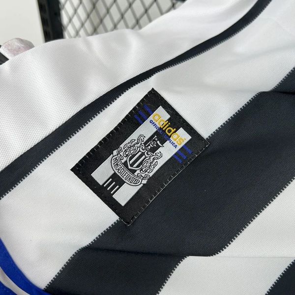 Newcastle United 1999-2000 Retro Home Short Sleeve Jersey Premier League Patch Personalized Rare