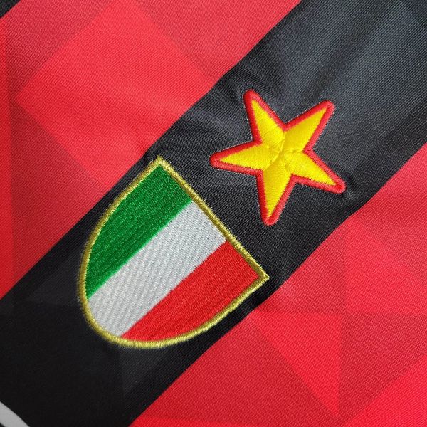 Retro AC Milan 1993-94 Home Jersey Short Sleeve