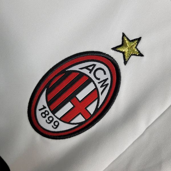 Retro AC Milan 2007-08 White Jersey Short Sleeve #8 Gattuso