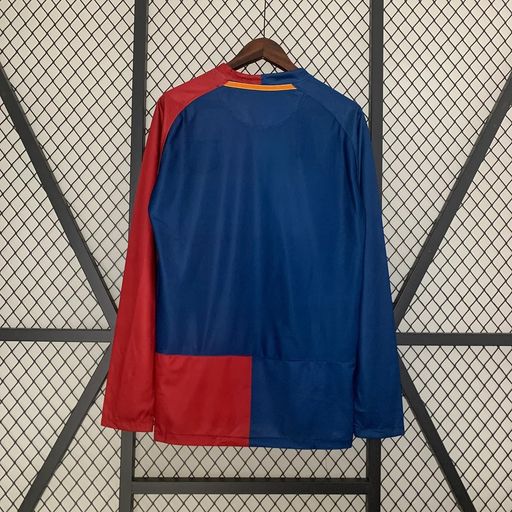 FC Barcelona 2008-09 Retro UCL Final Home Long Sleeve Jersey | Custom Name & Number