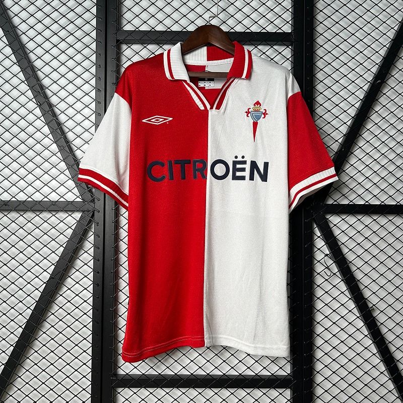 Celta Vigo 2001-2002 Retro Away Jersey Personalized La Liga Patch