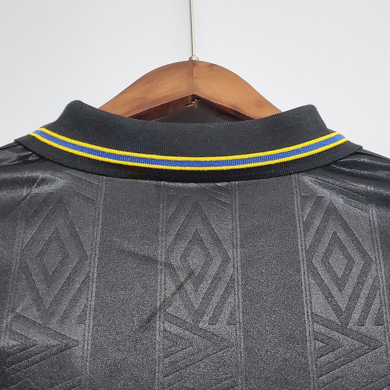 Manchester United 1993-1994 Retro Away Short Sleeve Jersey Personalized Rare Cantona Double
