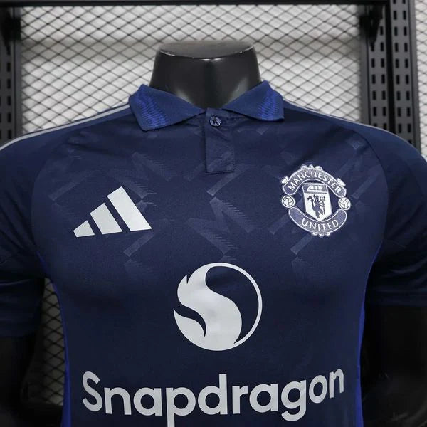 Manchester United 2024-2025 Away Short Sleeve Jersey #4 De Ligt Personalized PL Rare