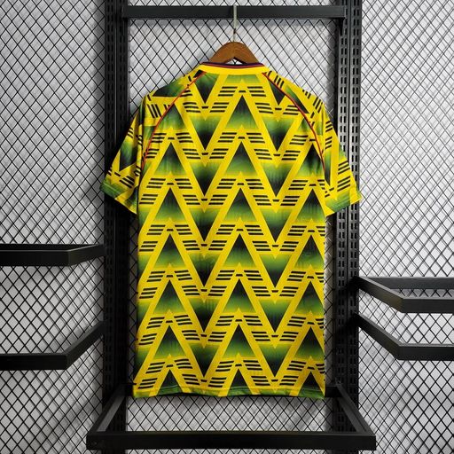 Arsenal FC 1992-1993 Retro Away Jersey | Vintage Short Sleeve "Bruised Banana" Football Shirt Fan Edition