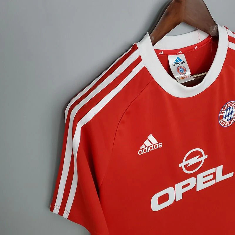 Bayern Munich 2000-2001 Retro Home Short Sleeve Jersey UCL Patch Personalized Rare Elber Effenberg Kahn