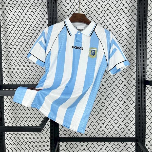 Argentina 1996-1997 Retro Home Jersey Personalized Rare Collector Batistuta Ortega Simeone