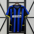 Inter Milan 2002-2003 Retro Home Short Sleeve Jersey Personalized Serie A UCL Patch Rare