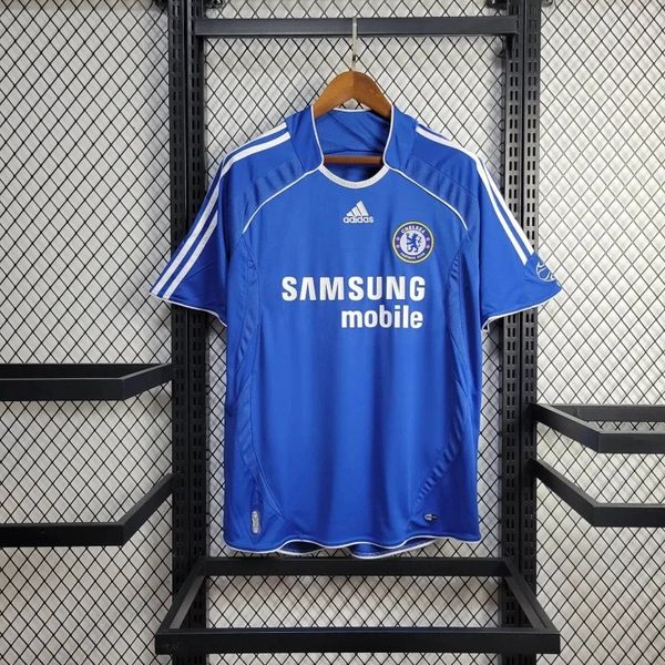 Chelsea FC 2006-2007 Retro Home Short Sleeve Jersey #39 Anelka Personalized PL Patch Rare