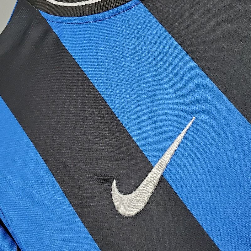 Inter Milan 2009-2010 Retro UCL Final Home Short Sleeve Jersey #9 Eto'o Personalized Rare