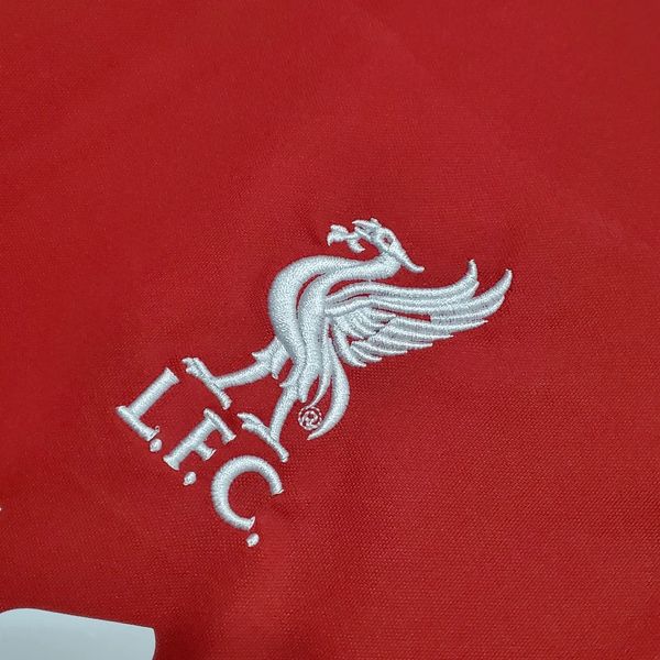 2020-2021 Liverpool Retro Red Home Short Sleeve Jersey Personalized PL UCL Patch