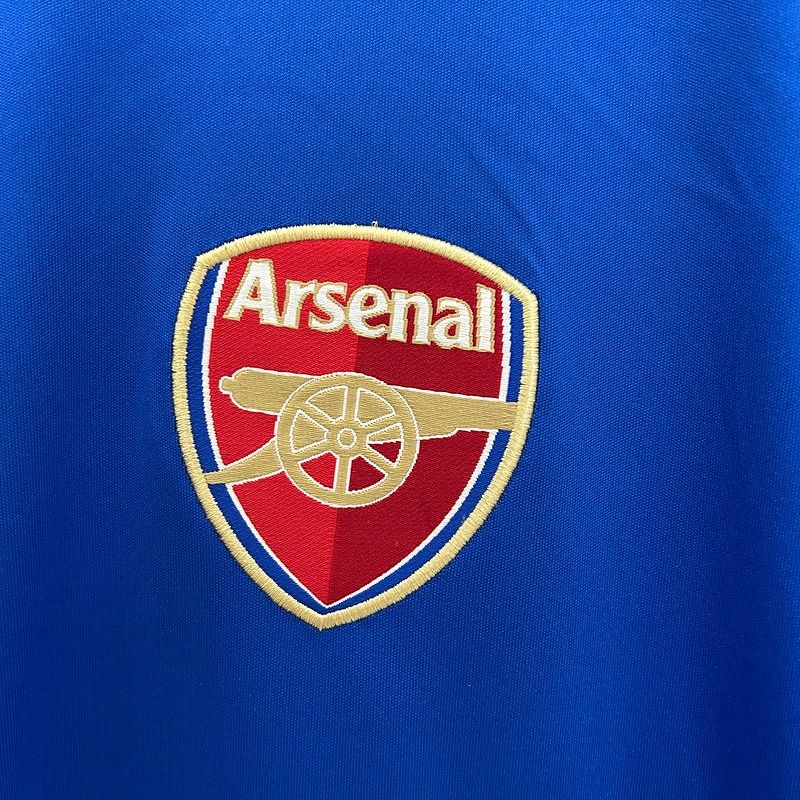 Arsenal FC 2004-2005 Retro Away Jersey | Custom Name & Number Short Sleeve Football Shirt with Premier League & UEFA Patches