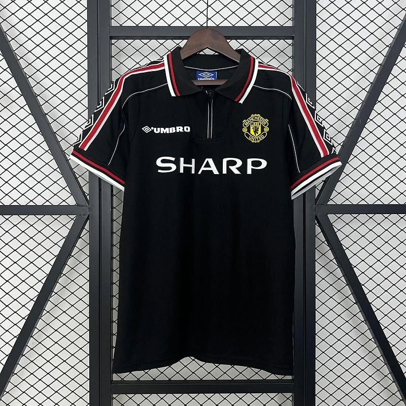 Manchester United 1998-1999 Retro Third Jersey Rare Collector Treble Season