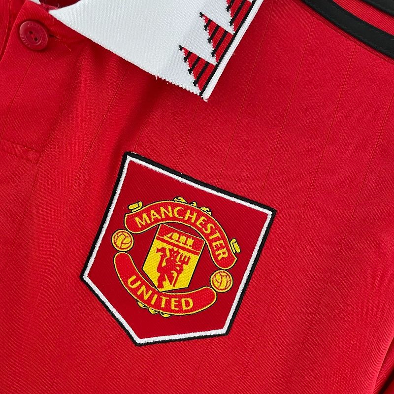 Manchester United 2022-2023 Retro Home Short Sleeve Jersey #21 Antony Personalized UEL Rare