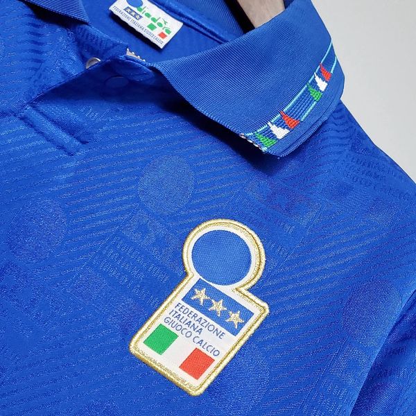 Italy 1994 Retro Home Jersey – R. Baggio #10