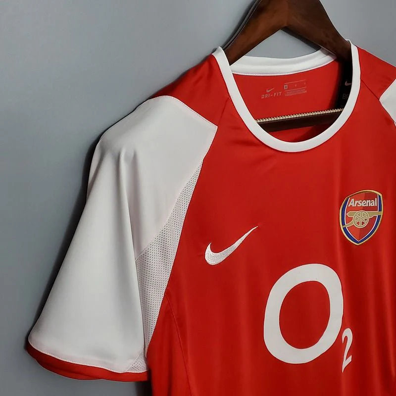 Arsenal 2002-04 Retro Home Jersey | #14 Thierry Henry | Premier League