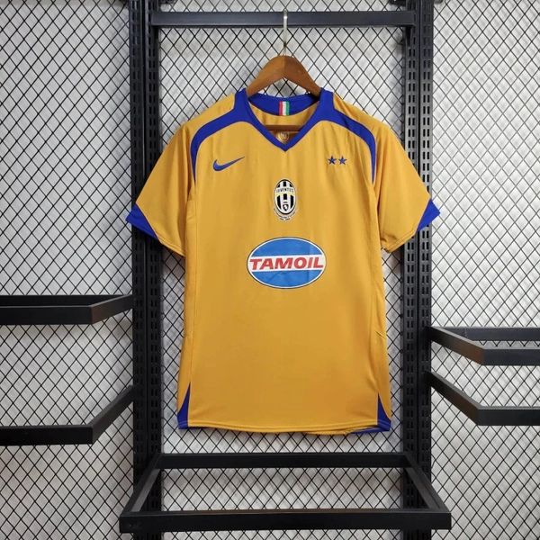 Juventus 2005-2006 Retro Third Short Sleeve Jersey Personalized Serie A UCL Patch Rare