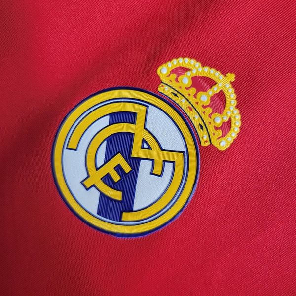 2011/12 Real Madrid Retro Away Red Jersey #7 Ronaldo UCL Personalized