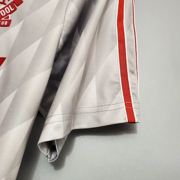 1989-1991 Liverpool Retro White Short Sleeve Jersey Classic Kit