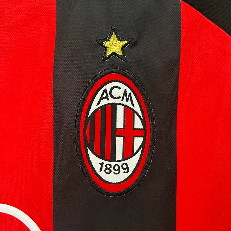 Retro AC Milan 2001-02 Home Jersey #7 Shevchenko