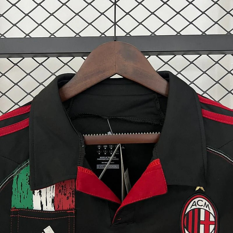 Retro AC Milan 2012-13 Black Jersey Short Sleeve