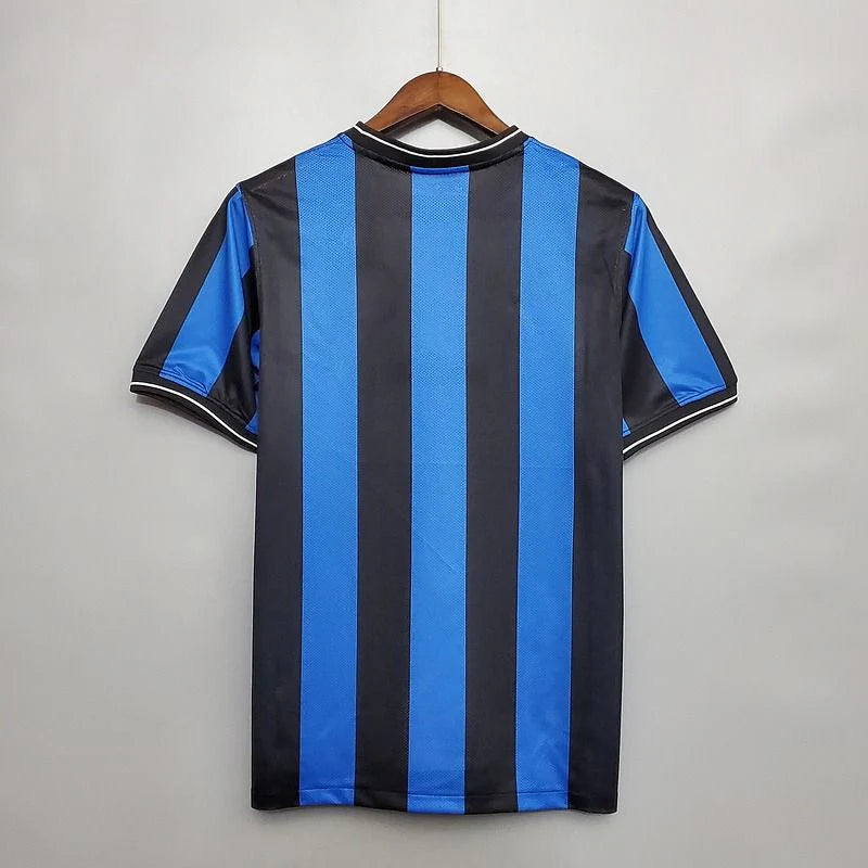 Inter Milan 2009-2010 Retro UCL Final Home Short Sleeve Jersey Personalized Rare Treble