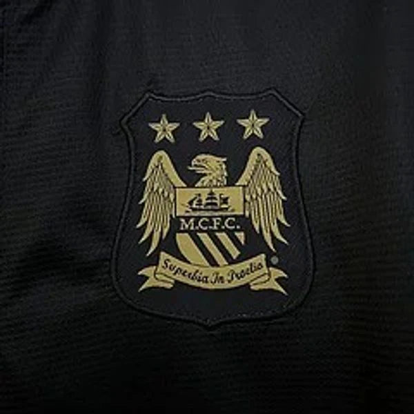 Manchester City 2013-2014 Retro Away Short Sleeve Jersey #10 Kun Aguero Personalized PL Patch Rare