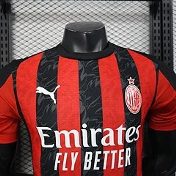 AC Milan 2025-26 Home Jersey Short Sleeve #7 Gimenez