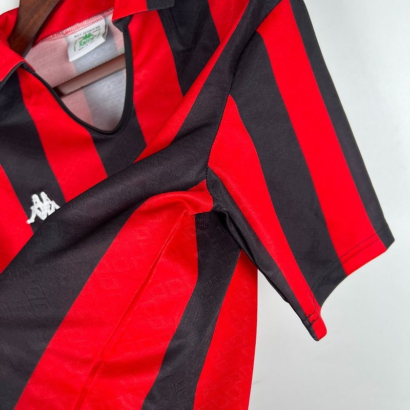 Retro AC Milan 1989-90 Home Jersey Short Sleeve #2