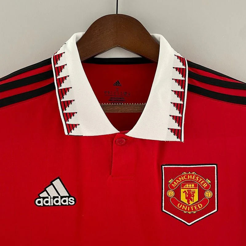 Manchester United 2022-2023 Retro Home Short Sleeve Jersey #21 Antony Personalized UEL Rare