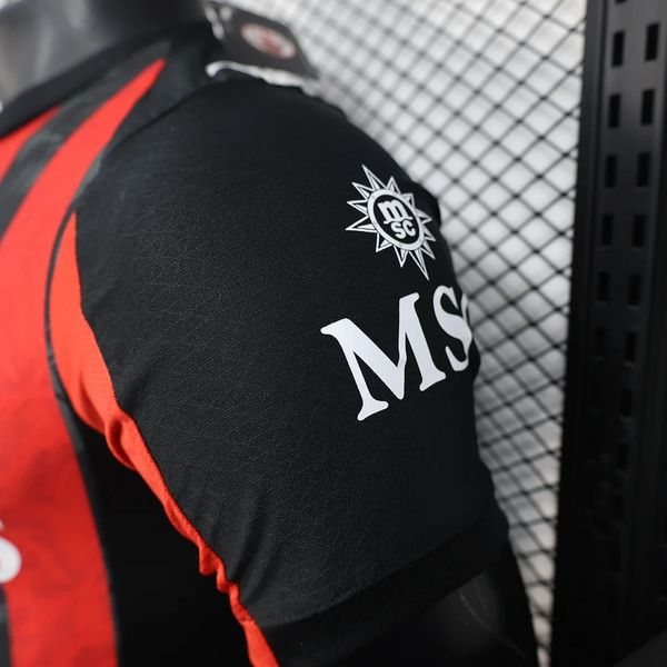 AC Milan 2025-26 Home Jersey Short Sleeve Custom