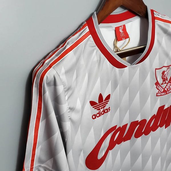1989-1991 Liverpool Retro White Short Sleeve Jersey Classic Kit