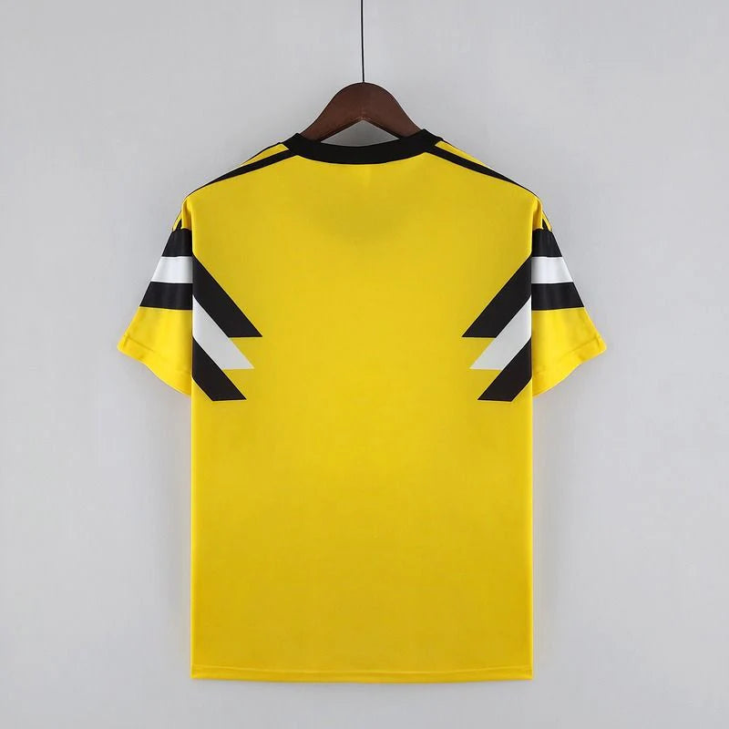 Borussia Dortmund 1989 Retro Yellow Home Short Sleeve Jersey Personalized Rare Collector
