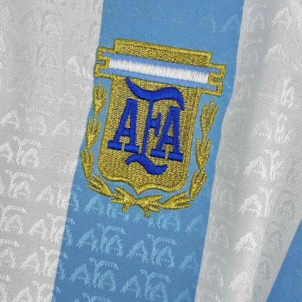 Argentina 1996-1997 Retro Home Jersey Personalized Rare Collector Batistuta Ortega Simeone