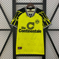 Borussia Dortmund 1994-1995 Retro Yellow Home Short Sleeve Jersey Personalized Rare Collector