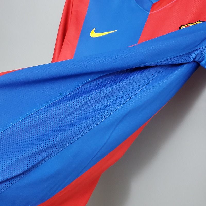 FC Barcelona 2006-07 Retro Home Jersey | #7 Eidur Gudjohnsen | UCL
