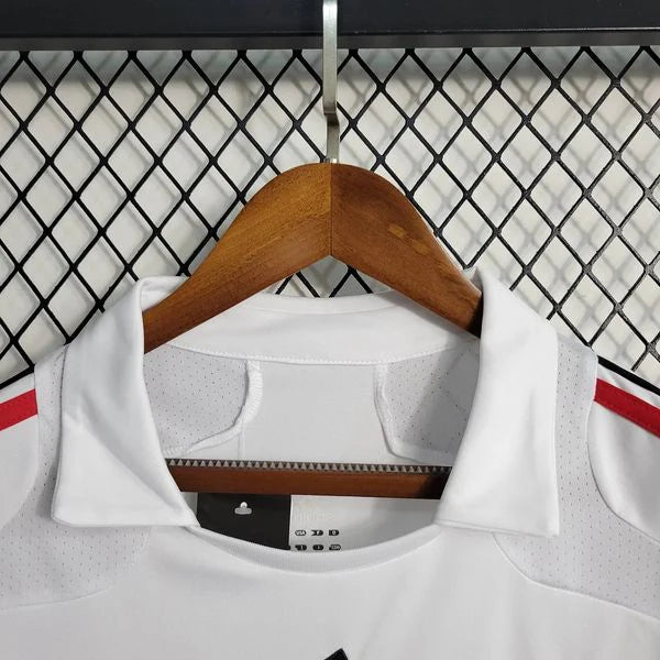 Retro AC Milan 2007-08 White Jersey Short Sleeve #22 Kaka