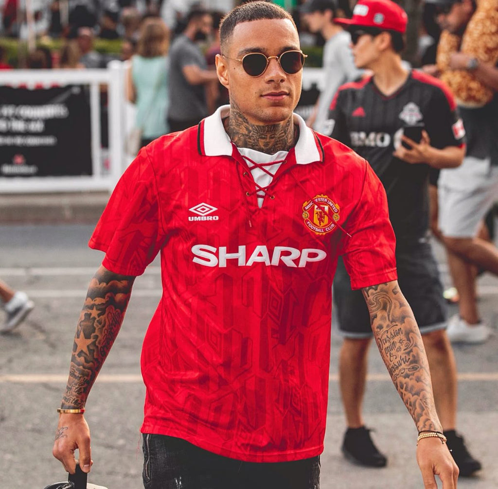 Manchester United 1992-1994 Retro Home Jersey Personalized Rare Collector