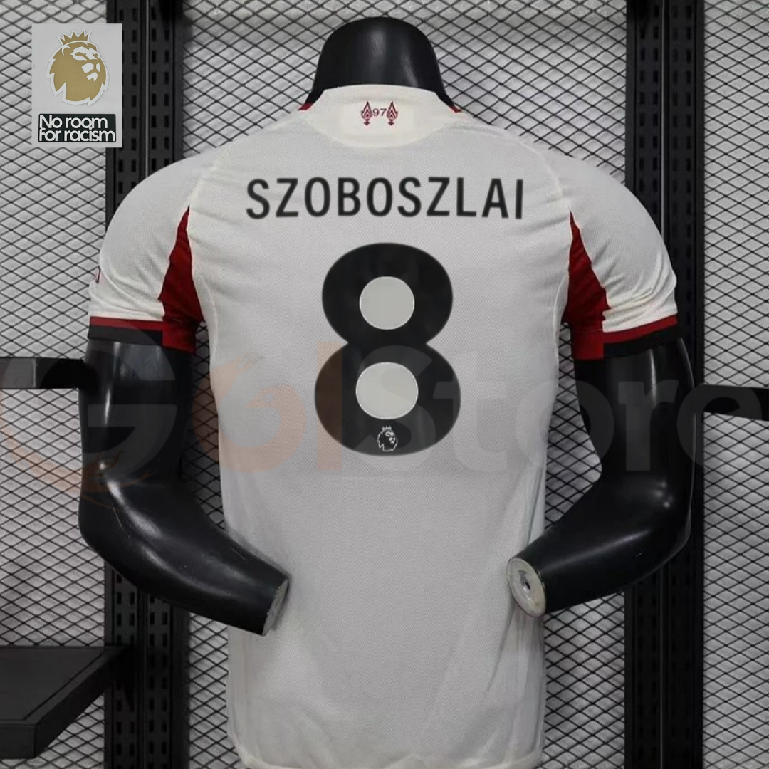 2025-2026 Liverpool Player Version Third Short Sleeve Jersey #8 Szoboszlai Personalized PL Patch