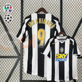 Juventus 2004-2005 Retro Home Short Sleeve Jersey #9 Ibrahimovic Personalized Serie A UCL Patch Rare