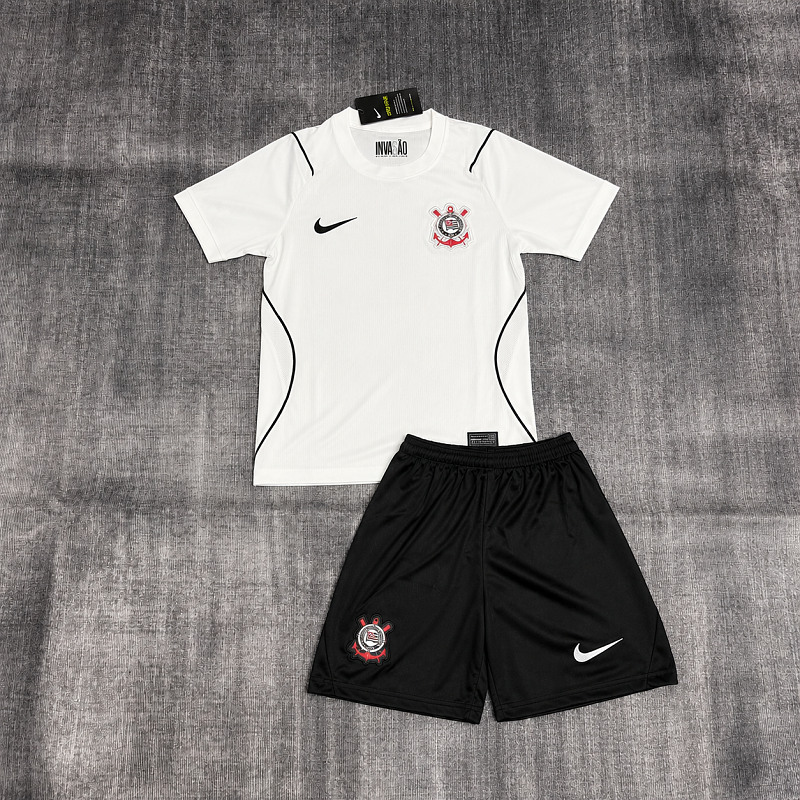 Corinthians 2026-27 Home Kids Jersey – Children's Sizes 16–28