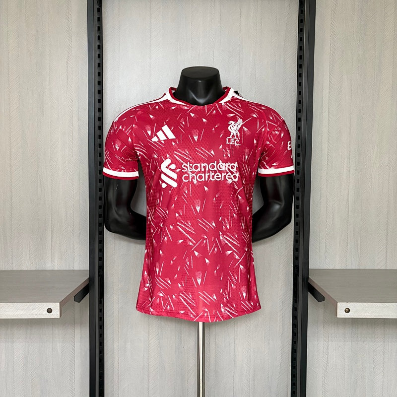 Liverpool FC 2026/27 UCL Home Jersey #8 Szoboszlai – Player Version Short Sleeve Football Shirt S-2XL