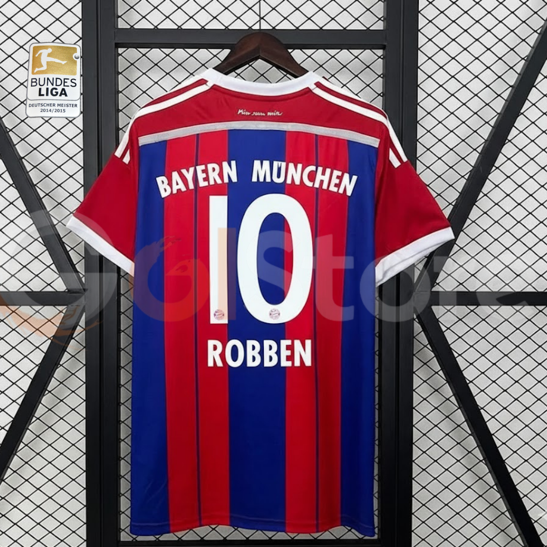 Bayern Munich 2014–2015 Retro Home Jersey – Robben #10