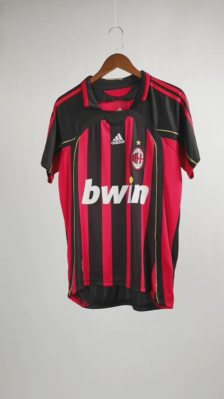 Retro AC Milan 2006-07 Home Jersey Short Sleeve Custom
