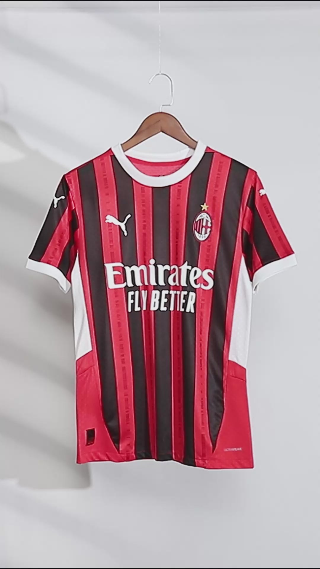 AC Milan 2024-25 Home Jersey Short Sleeve #11 Pulisic