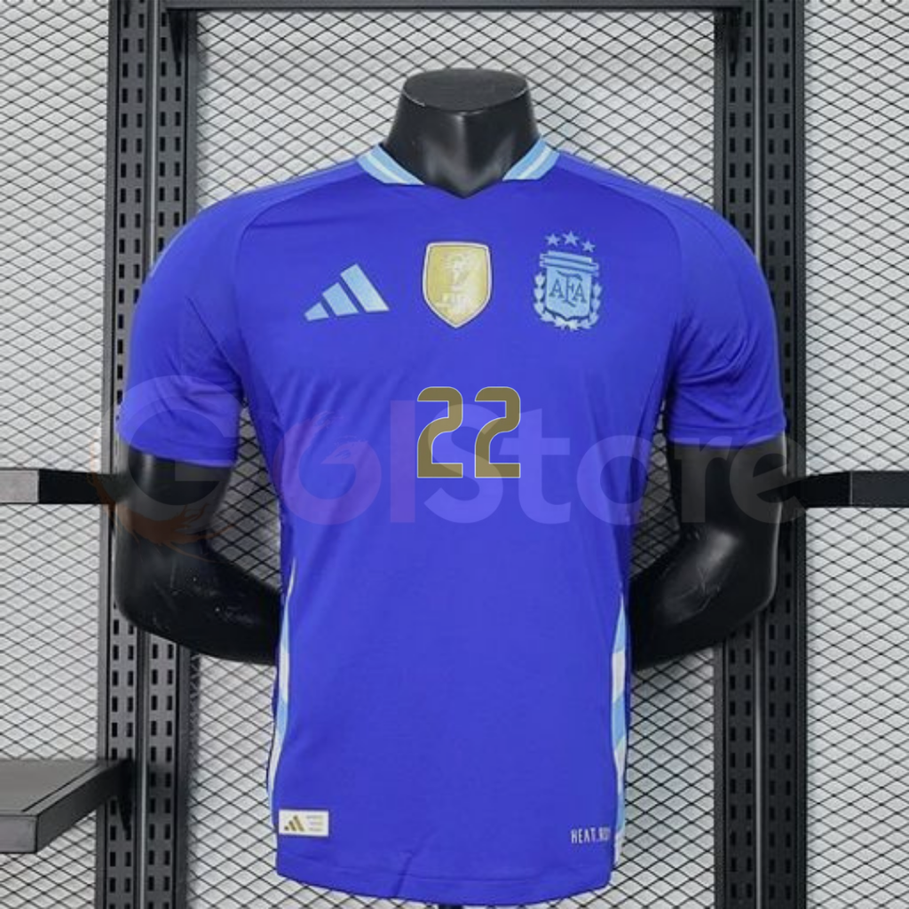 Argentina 2024 Away Player Jersey L. Martinez #22