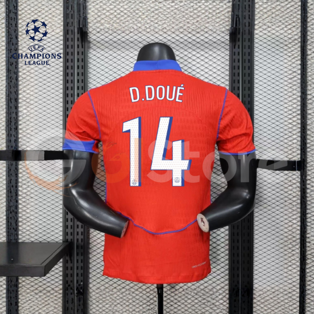 PSG 2025–2026 Third Player Jersey – D. Doué #14