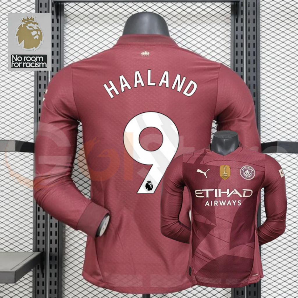 Man City 24-25 Third Long Sleeve Haaland #9 PL